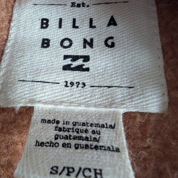 Billabong Ron‎ Jon Surf Shop Graphic Sweatshirt Orange Sun Yin Yang Waves Size S - Picture 7 of 9